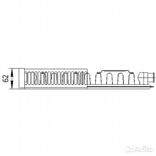 Радиатор стальной панельный axis 11 300 x 500 Cl