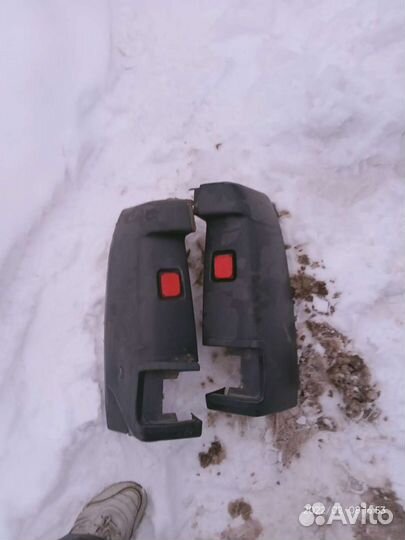 Уголки заднего бампера Фиат дукато 250