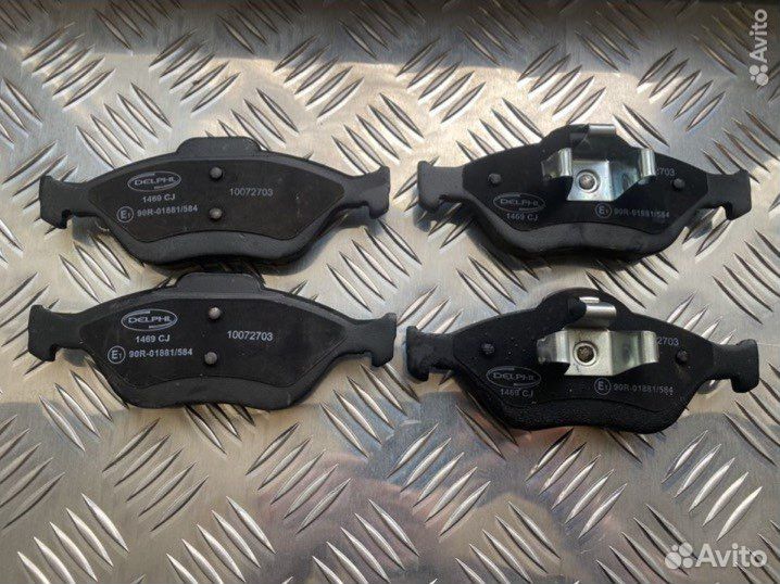 Тормозные колодки Delphi LP1469. Ford Fiesta