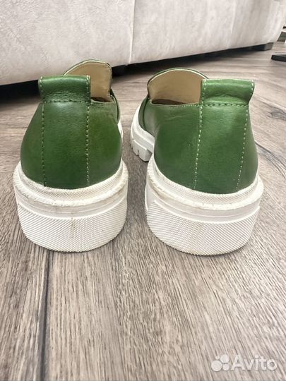 Лоферы женские натуральная кожа