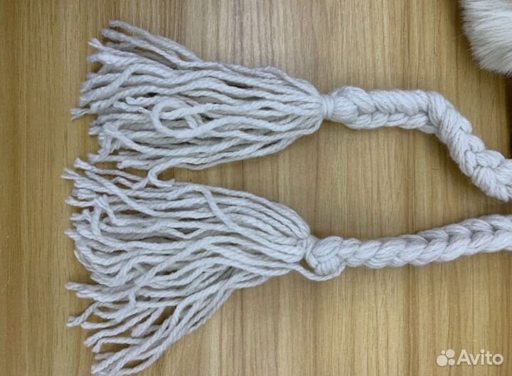 Плюшевая шапка с кошачьими ушками