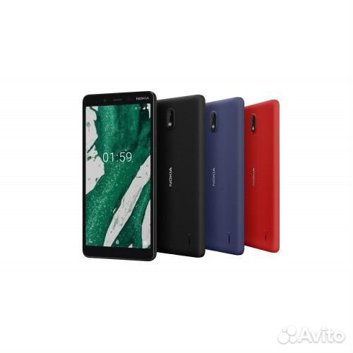 Крышка Nokia 1 Plus черная