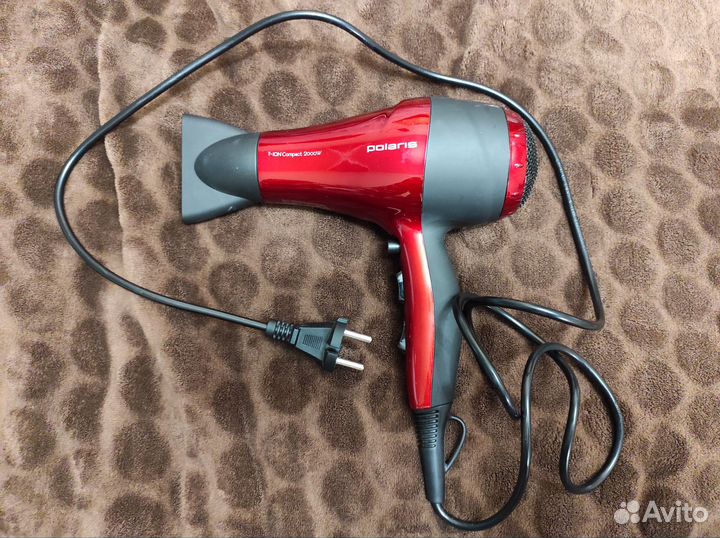 Фен Polaris PHD 2077i б/у без нагрева