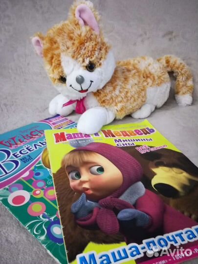 Игрушки+журналы для девочек