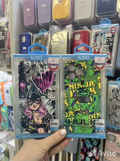 Чехлы для iPhone luxo светящиеся