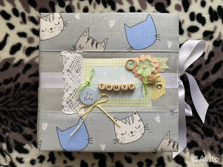 Детский фотоальбом ручной работы