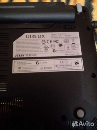 Нетбук Msi 2-яд/2gb/ssd128/3.5час