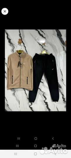 Флисовый костюм nike