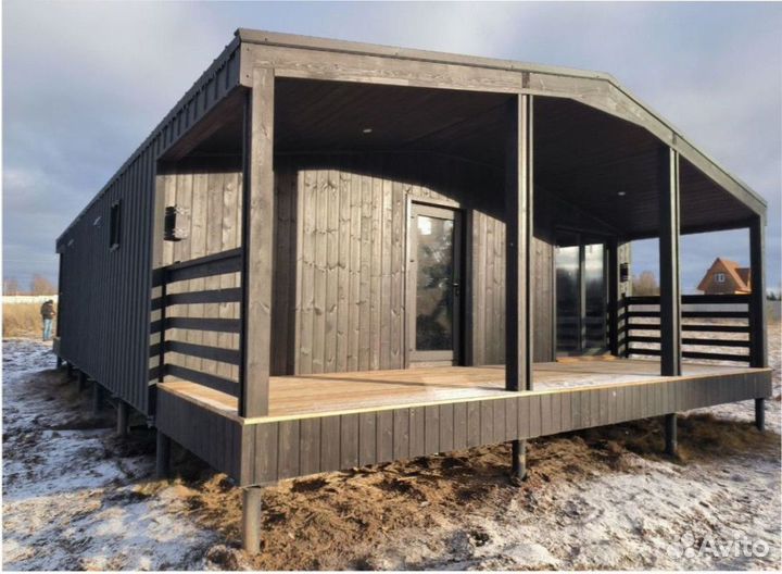 Каркасный дачный дом с доставкой 60 м кв, арт. бт-3193