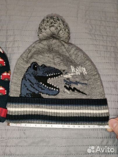 Шапки осенние тёплые 1-3года