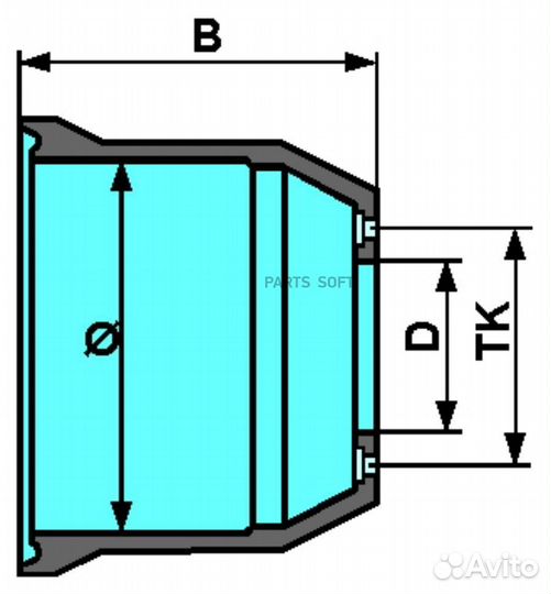 BPW 03.109.77.44.0 Барабан тормозной