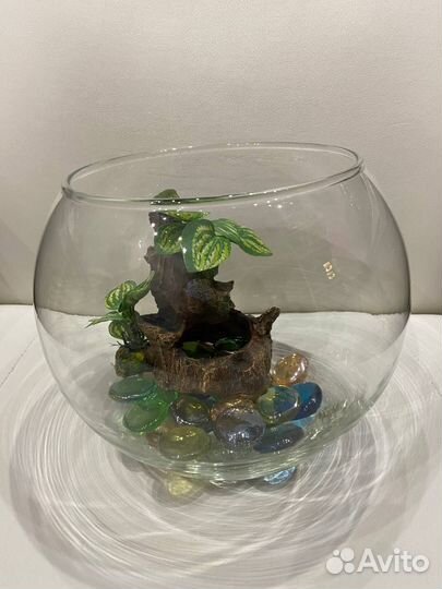 Аквариум для рыб круглый