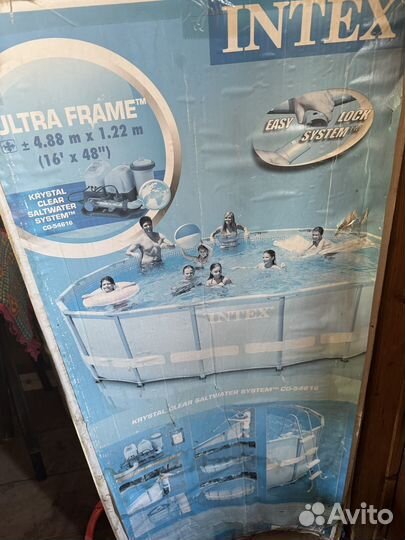 Бассейн Intex 488 *122 бу
