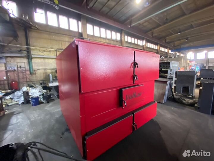 Промышленный твердотопливный котел Vulkan MAX DUO