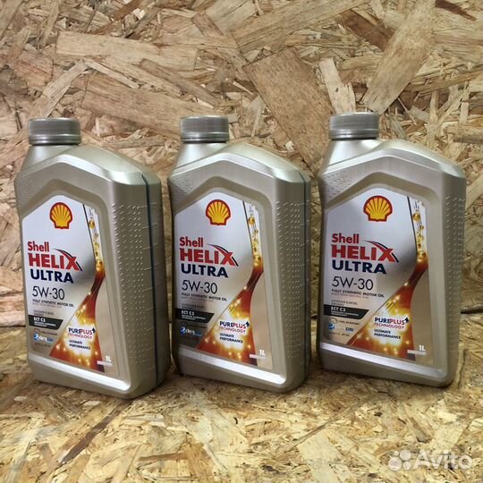 Масло моторное Shell helix ultra 5w30, 1 л