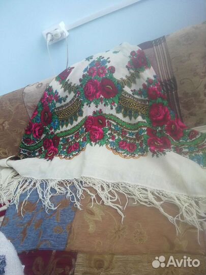 Платок шерстяной СССР