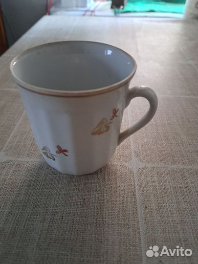 Фарфоровые Чайные чашки с блюдцами СССР