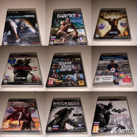 Игры для приставок ps3