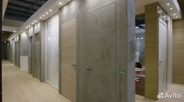 Скрытые двери под покраску