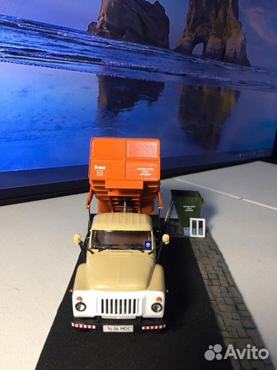 Коллекционная модель-газ-53,мусоровоз