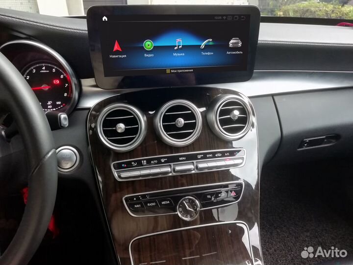 Штатная магнитола Android Mercedes W205