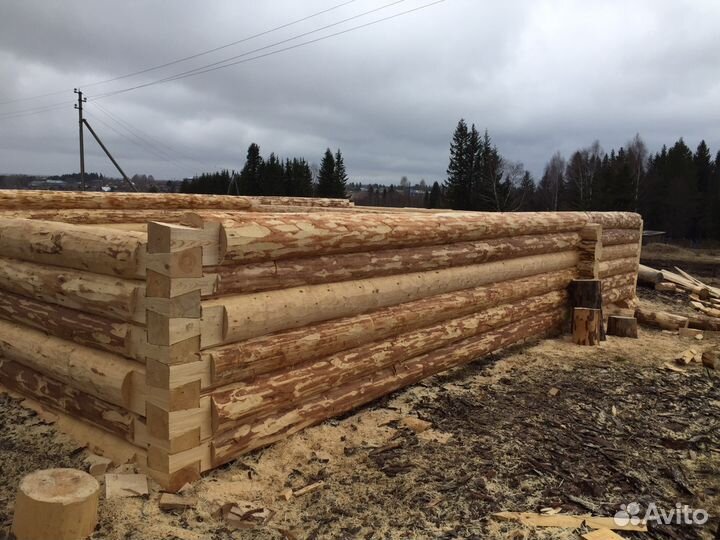 Срубы ручной рубки