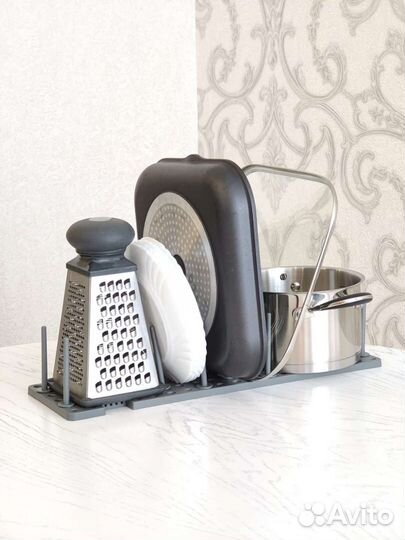 Кухонный держатель подставка для крышек, посуды