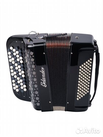 Аккордеон 62/60 черный Gelander GH5072H