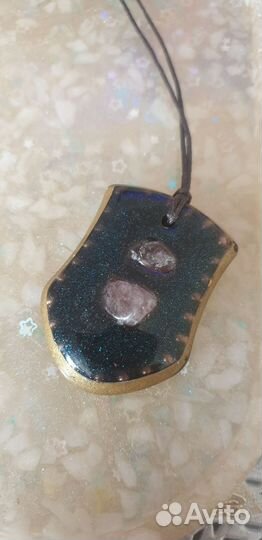 Кулон Оргонит Розовый Кварц