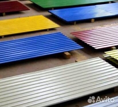 Профнастил С8 окрашеный, м2