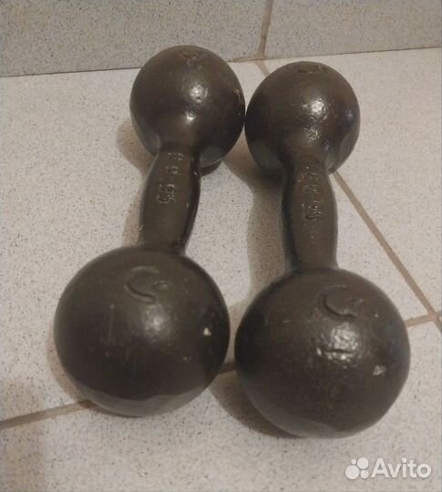 Гантели 5 кг СССР