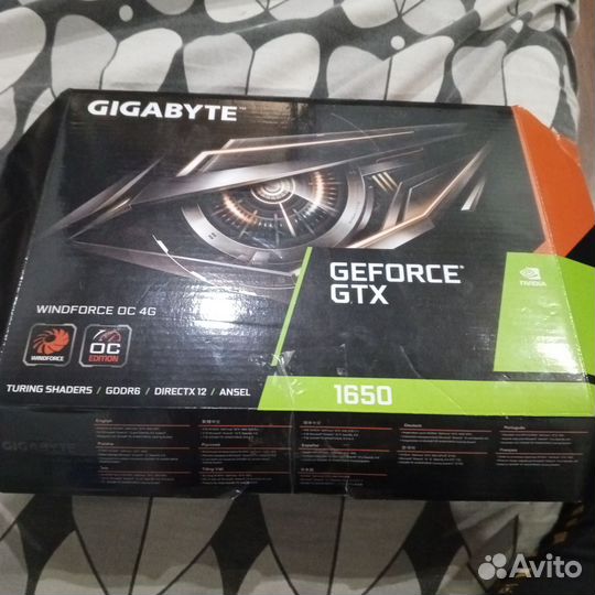 Видеокарта gigabyte geforce gtx 1650 4gb