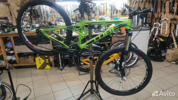 В разбор велосипед Cube двухподвес размер S