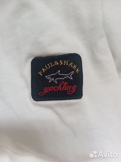 Футболка мужская paul shark белая