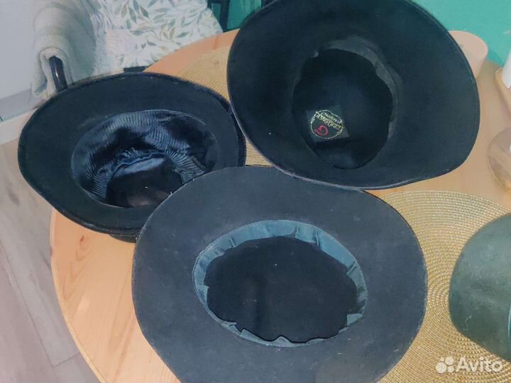 Шляпы пакетом винтаж фетр
