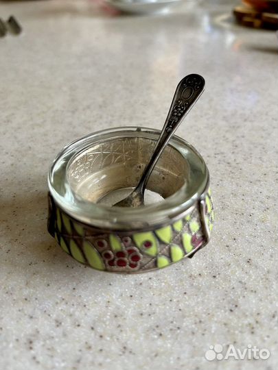 Солонка мельхиор