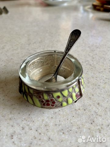 Солонка мельхиор