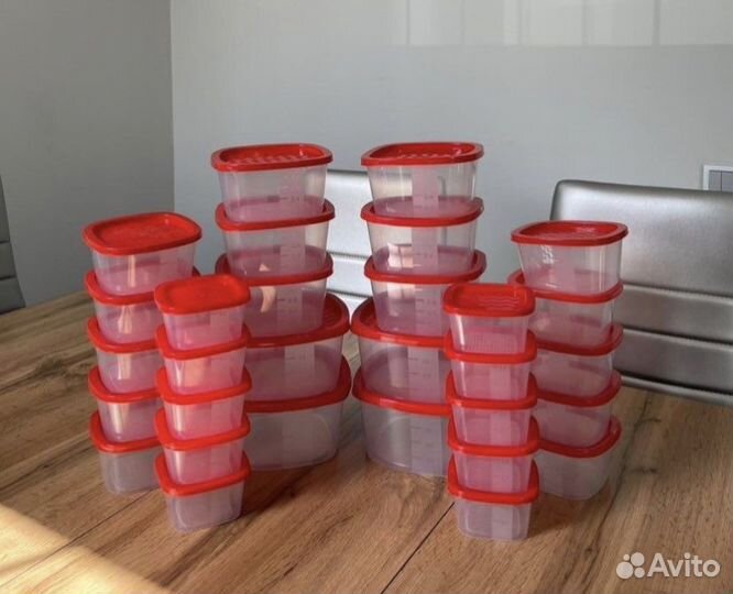 Контейнеры пищевые, емкость для хранения 30 шт