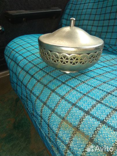 Конфетница СССР мельхиоровая винтаж