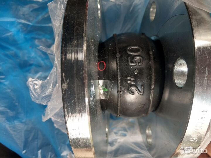 Вибровставка-вибромуфта флянцевая ду- 40,50,65уа