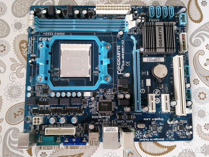 Мат.плата Gigabyte GA-M68MT-S2P (сокет AM3)