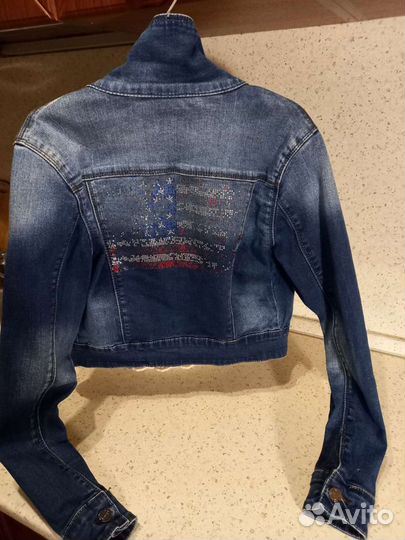 Джинсовая куртка для девочки