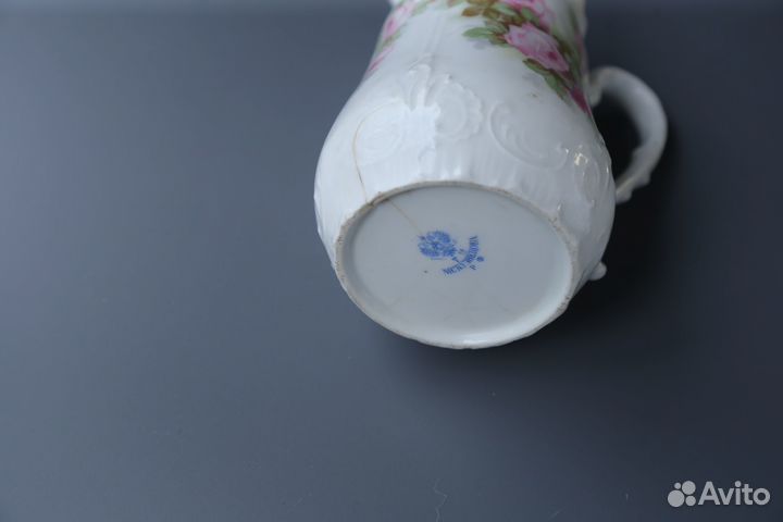 Молочник Сливочник старинный фарфор Кузнецов Р.Ф