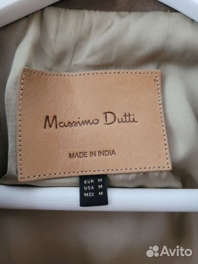 Куртка женская кожаная massimo dutti