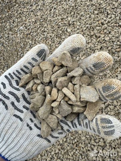 Щебень гранитный, гравийный