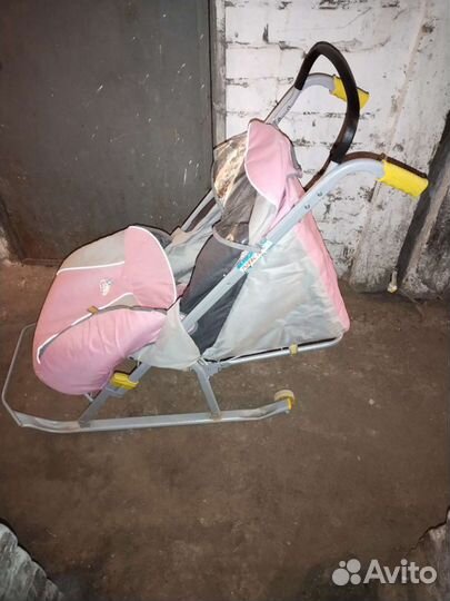Коляска санки