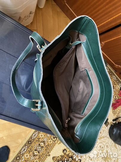 Сумка вместительная экокожа 40х32см