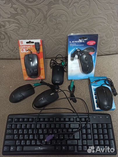 Клавиатура и мыши проводные