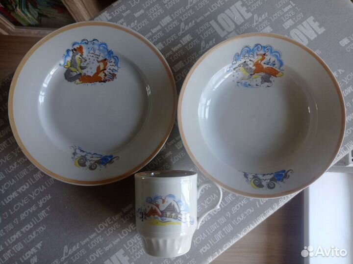 Набор детской столовой посуды