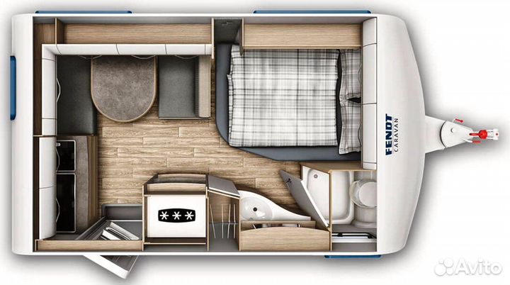 Прицеп-дача Fendt Bianco Activ 390 FHS, 2023